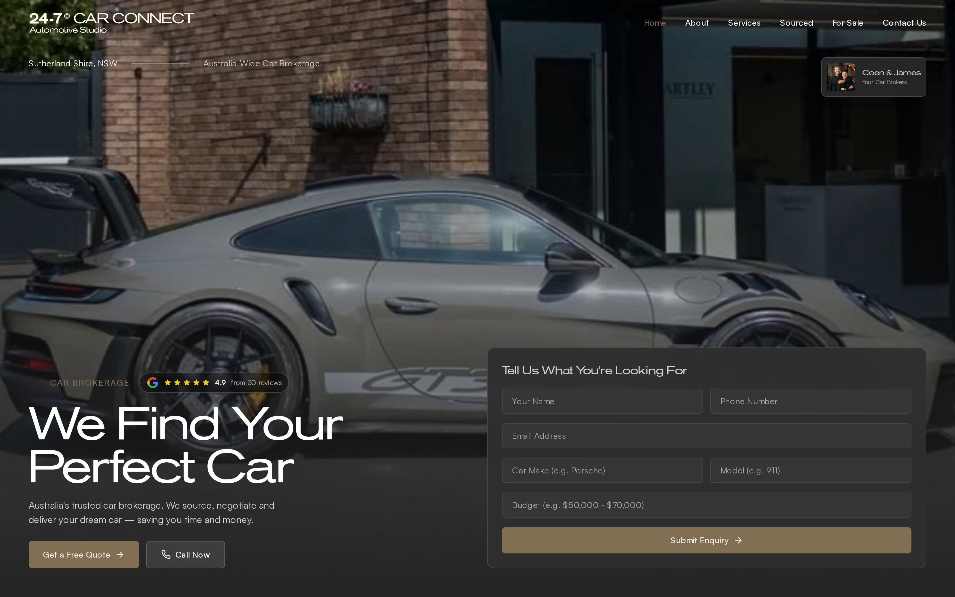 24-7 Car Connect — Website design + Google Ads