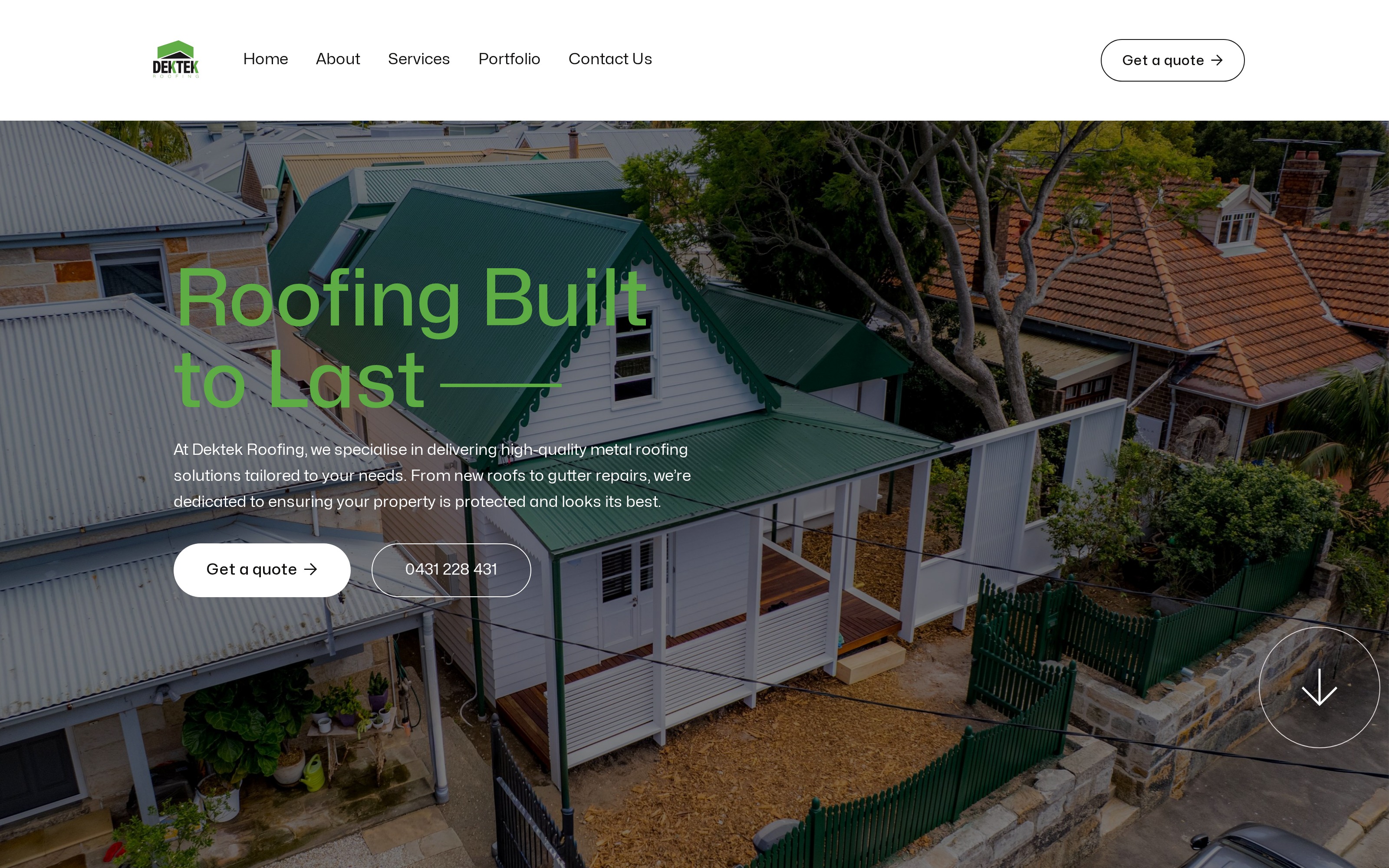 Dektek Roofing — Website + Google Ads